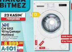 SEG 10 KG ÇAMAŞIR MAKİNESİ SEG 10 KG ÇAMAŞIR MAKİNESİ